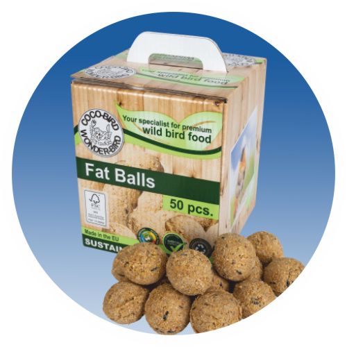 Box with carry handle with 50 Suet Balls