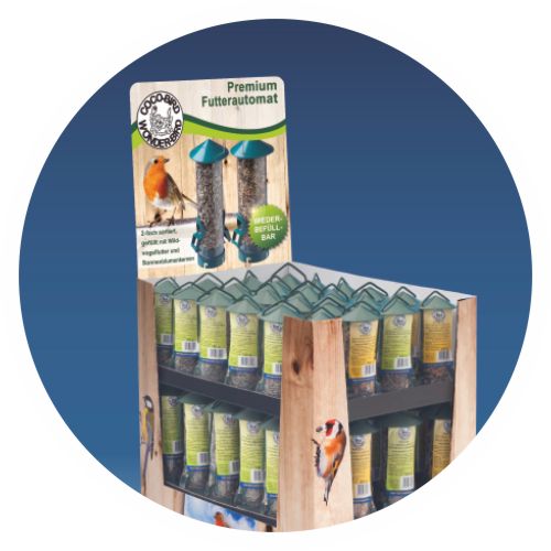 Display Premium Feeder mixed with AU02 and AU03