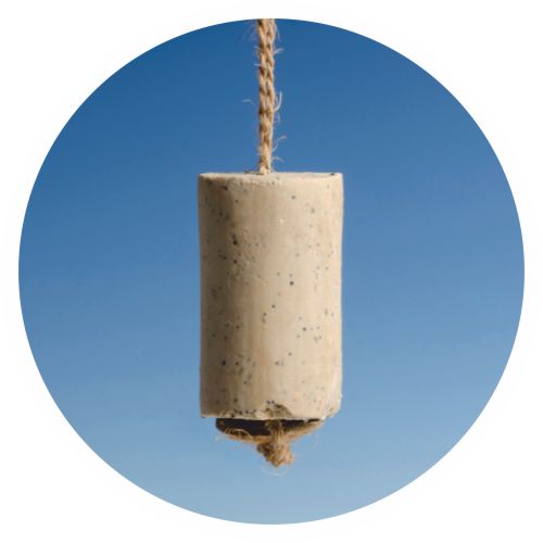 Suet Sausage with peanuts & mealworms with string